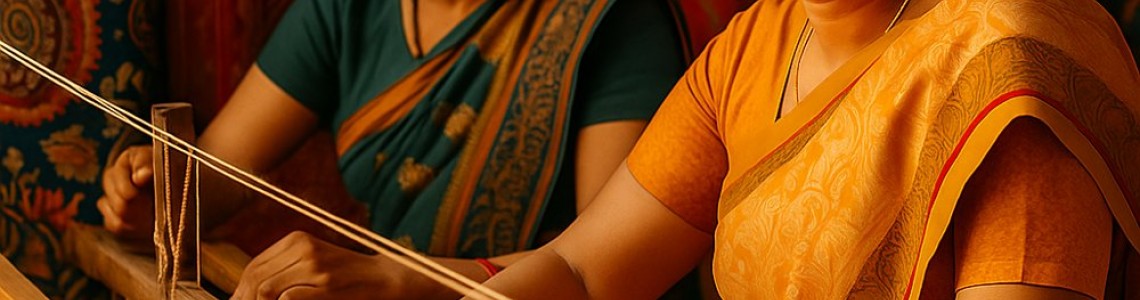 Το χειροποίητο στην Ινδία: Υφαίνοντας Κληρονομιά, Ενδυνάμωση και το Όραμα του Γκάντι