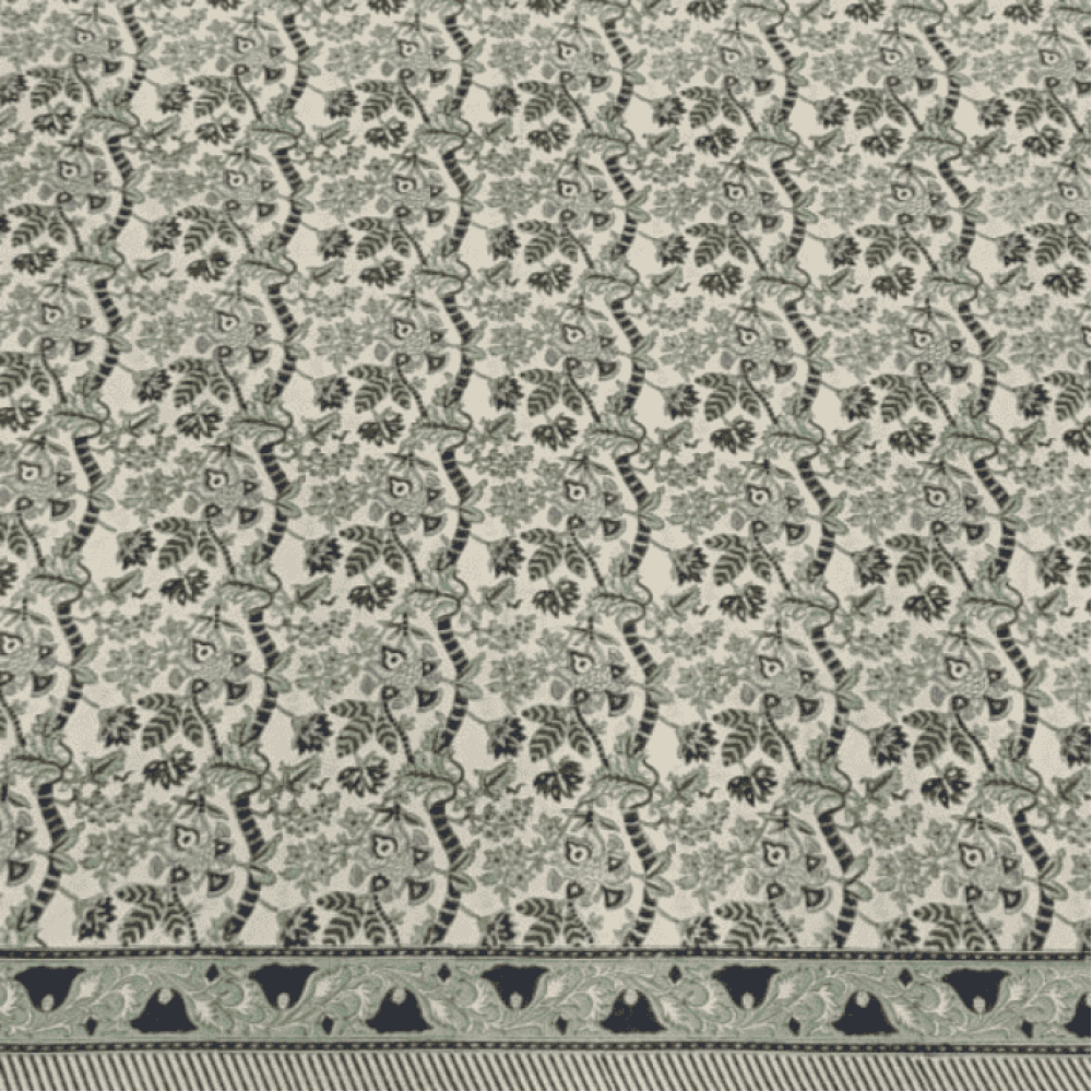 Bedcover Blockprint Mughal 220X270cm