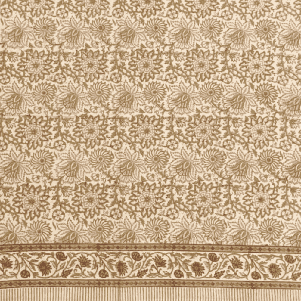Bedcover Blockprint Mughal 220X270cm