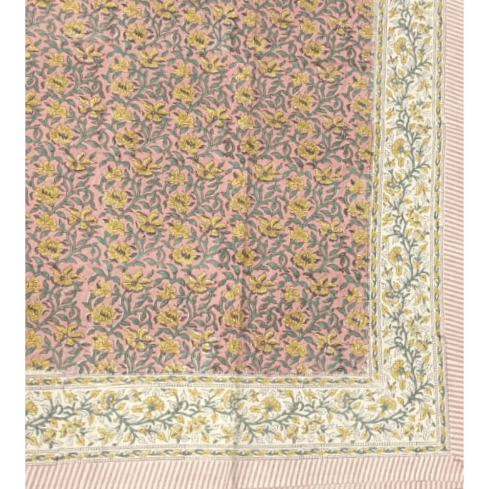 Bedcover Blockprint Mughal 150X220cm 