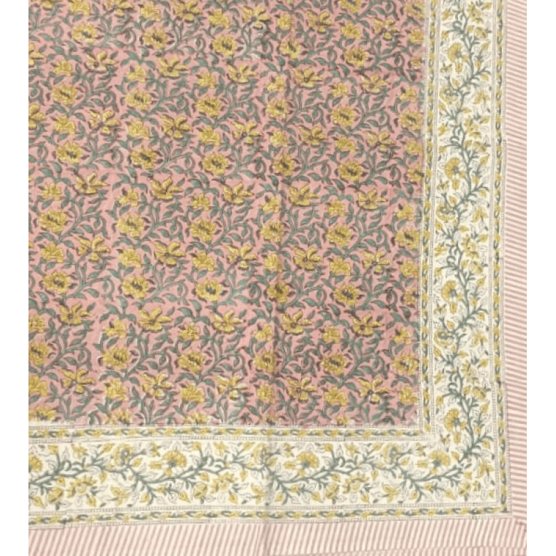 Bedcover Blockprint Mughal 150X220cm 