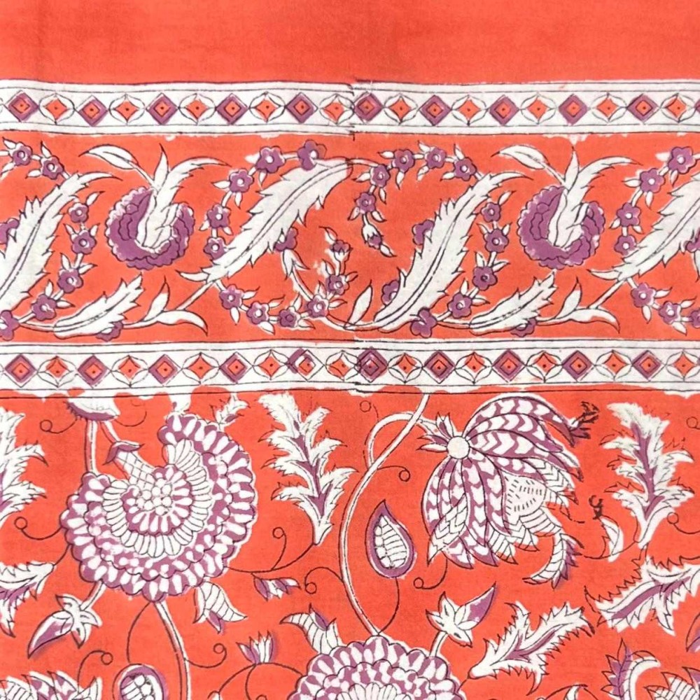 Bedcover Blockprint Mughal 150X220cm 