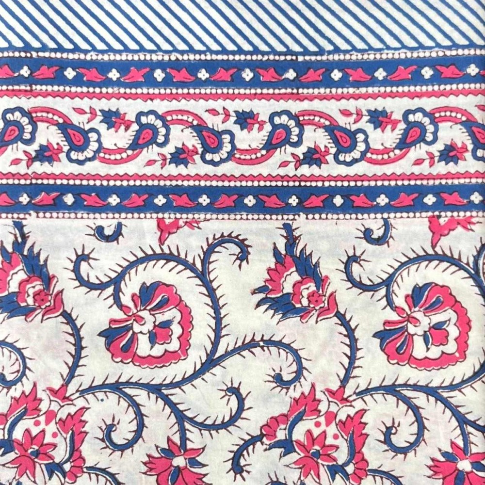 Bedcover Blockprint Mughal 150X220cm 