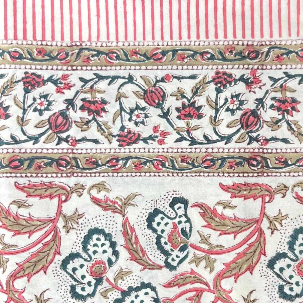 Bedcover Blockprint Mughal 150X220cm 