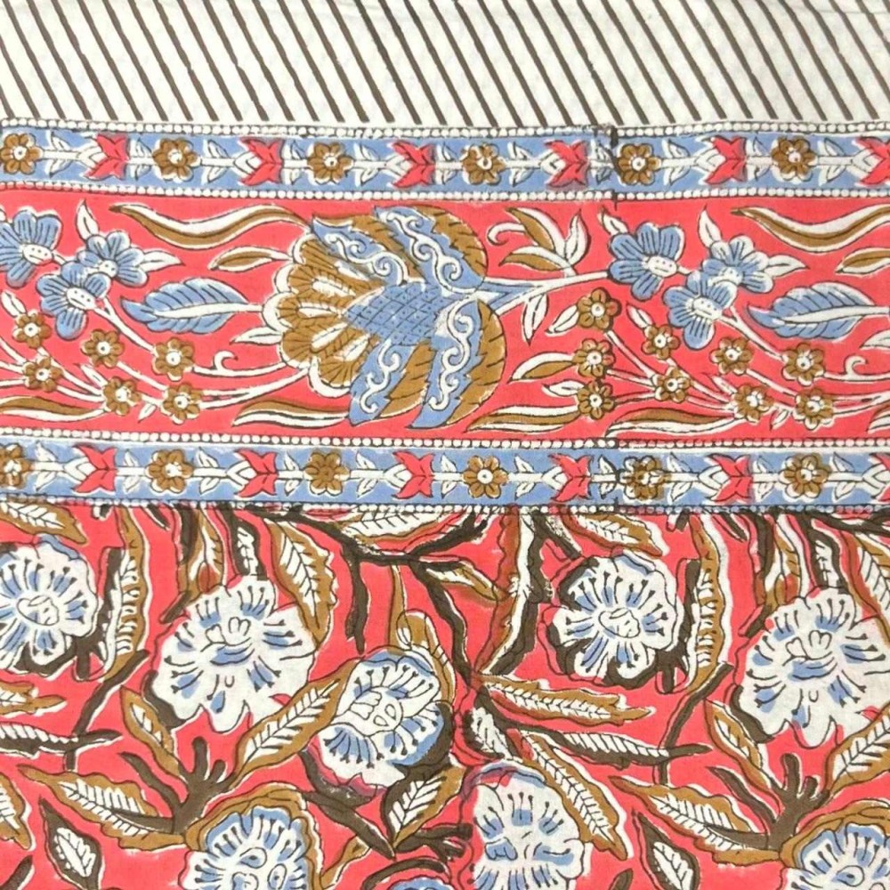 Bedcover Blockprint Mughal 150X220cm 