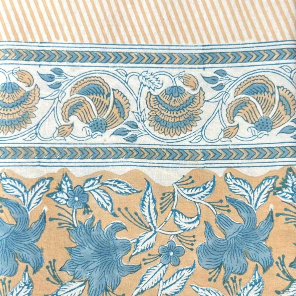 Bedcover Blockprint Mughal 150X220cm 