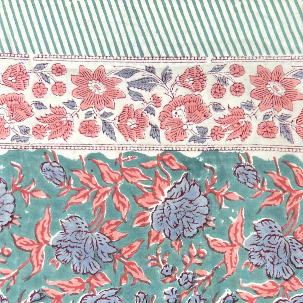 Bedcover Blockprint Mughal 150X220cm 