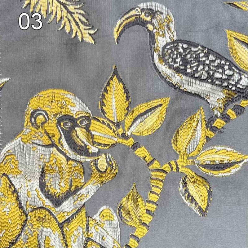 Ύφασμα ZOO – Jacquard με Ζώα Ζούγκλας 320cm