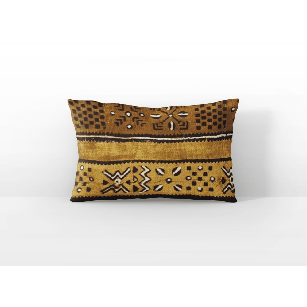 Bogolan Cotton Cushion Cover 35x52 cm