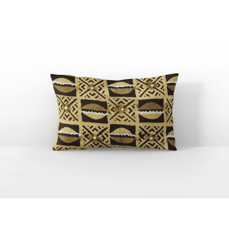 Bogolan Cotton Cushion Cover 35x52 cm