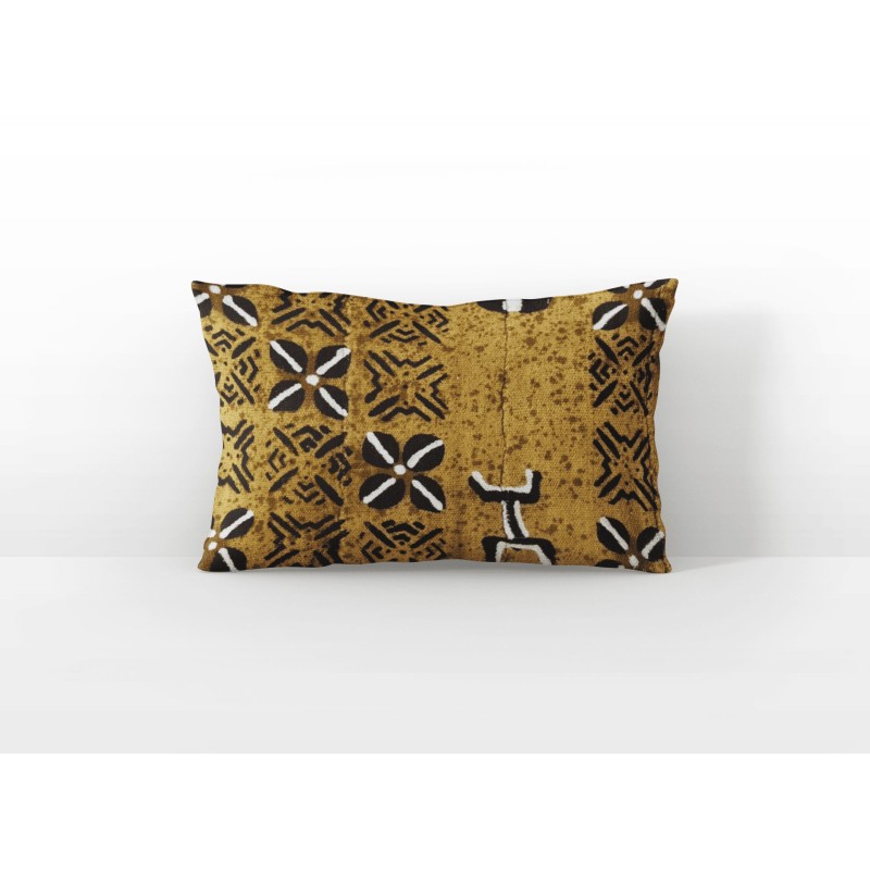 Bogolan Cotton Cushion Cover 35x52 cm