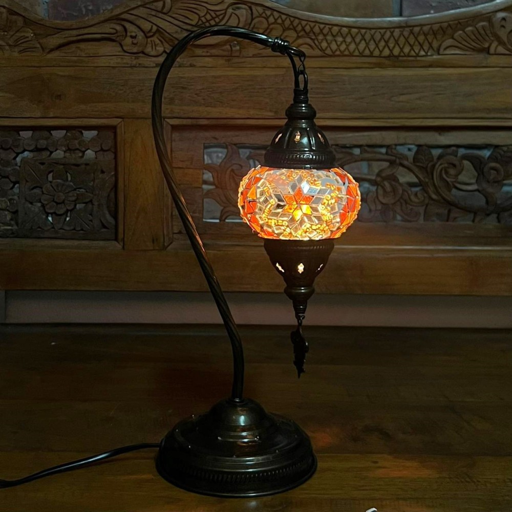 Ottoman Επιτραπέζια Λάμπα Μωσαϊκό – Golden Star