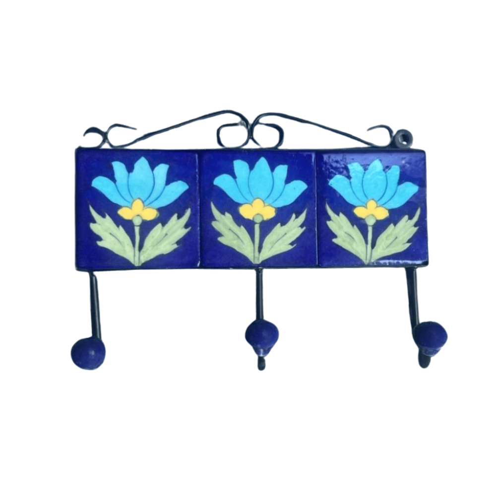 Blue Pottery Χειροποίητο Κρεμαστράκι Τοίχου 23x17εκ.