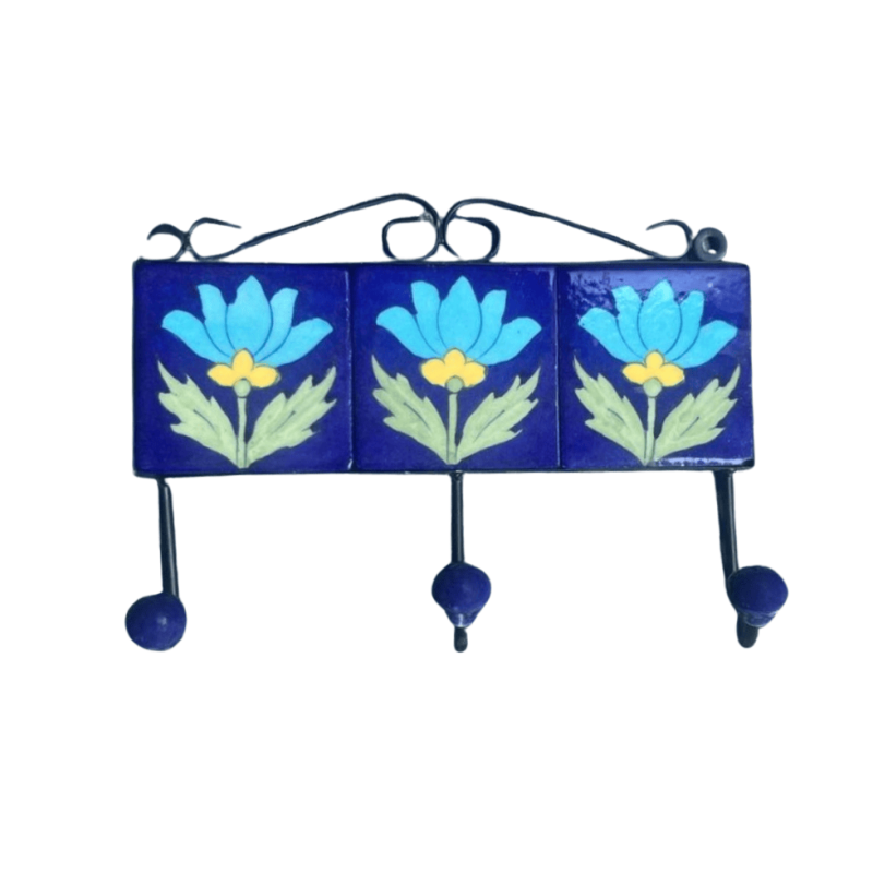 Blue Pottery Χειροποίητο Κρεμαστράκι Τοίχου 23x17εκ.