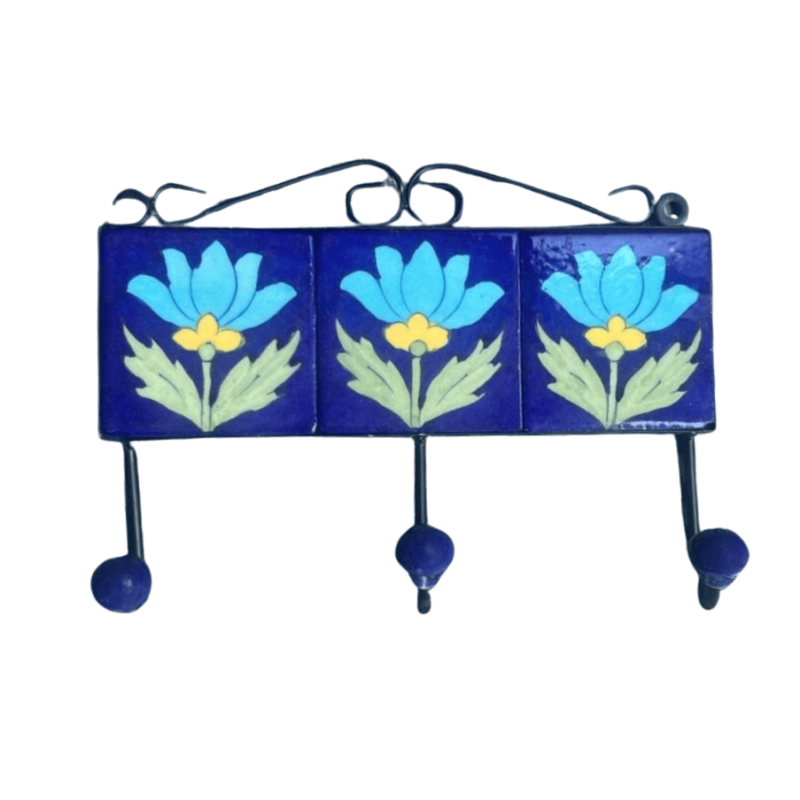 Blue Pottery Χειροποίητο Κρεμαστράκι Τοίχου 23x17εκ.