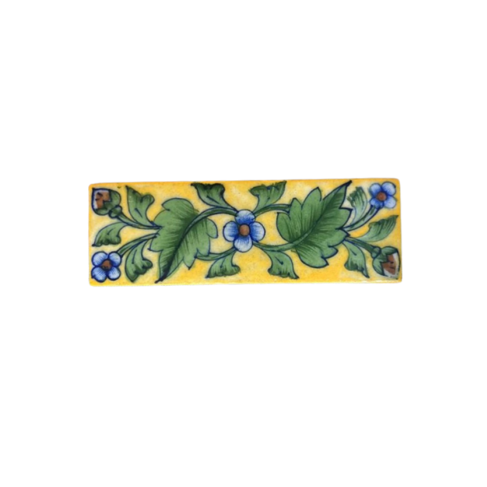 Blue Pottery Χειροποίητο Πλακίδιο 5X15cm