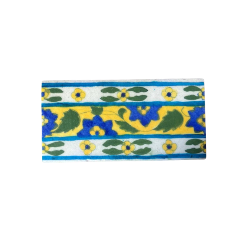 Blue Pottery Χειροποίητο Πλακίδιο 7.5X15cm