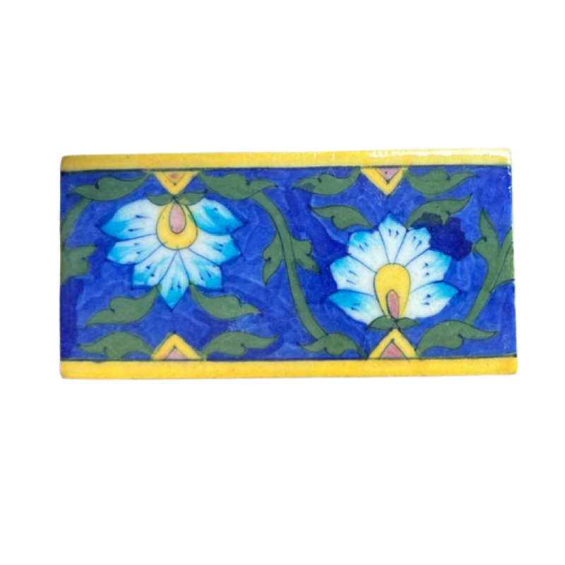 Blue Pottery Χειροποίητο Πλακίδιο 7.5X15cm
