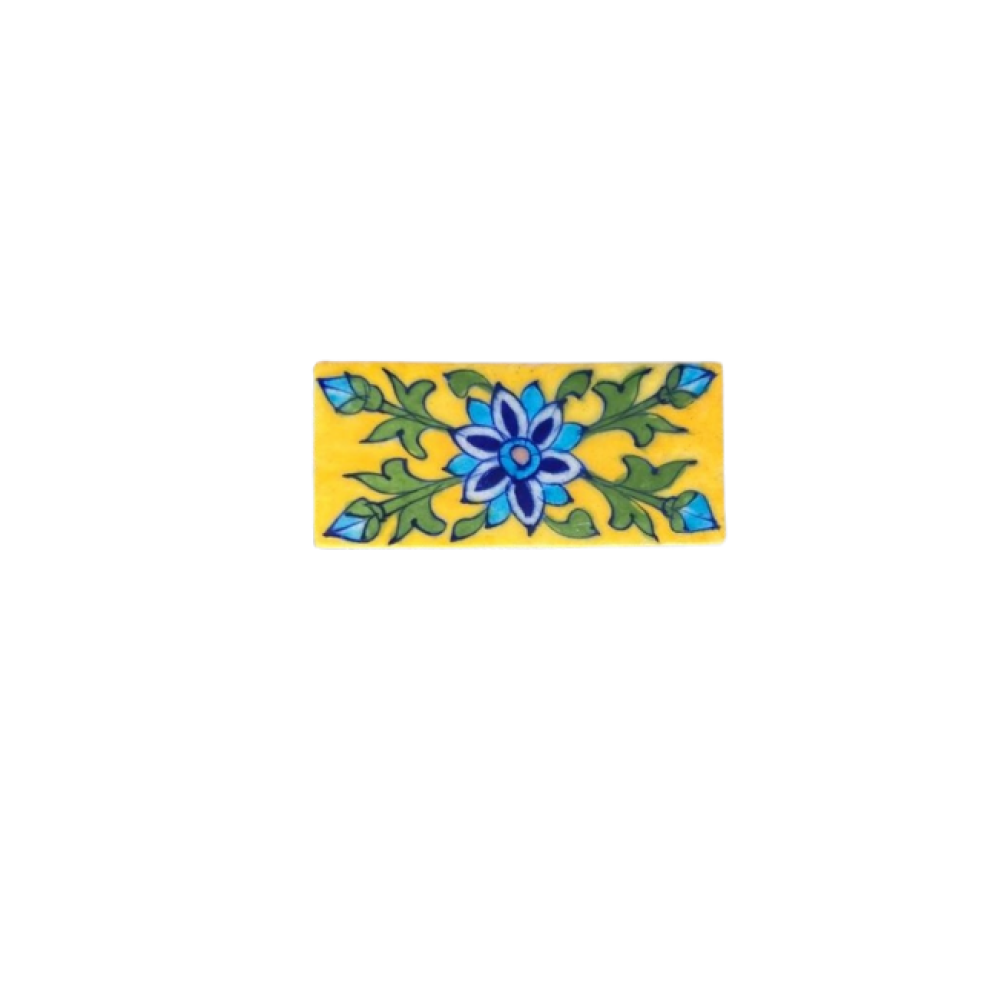 Blue Pottery Χειροποίητο Πλακίδιο 5X10cm