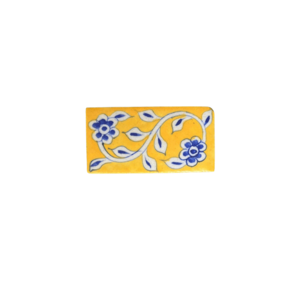 Blue Pottery Χειροποίητο Πλακίδιο 5X10cm