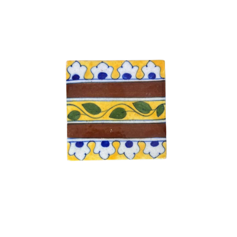 Blue Pottery Χειροποίητο Πλακίδιο 10X10cm