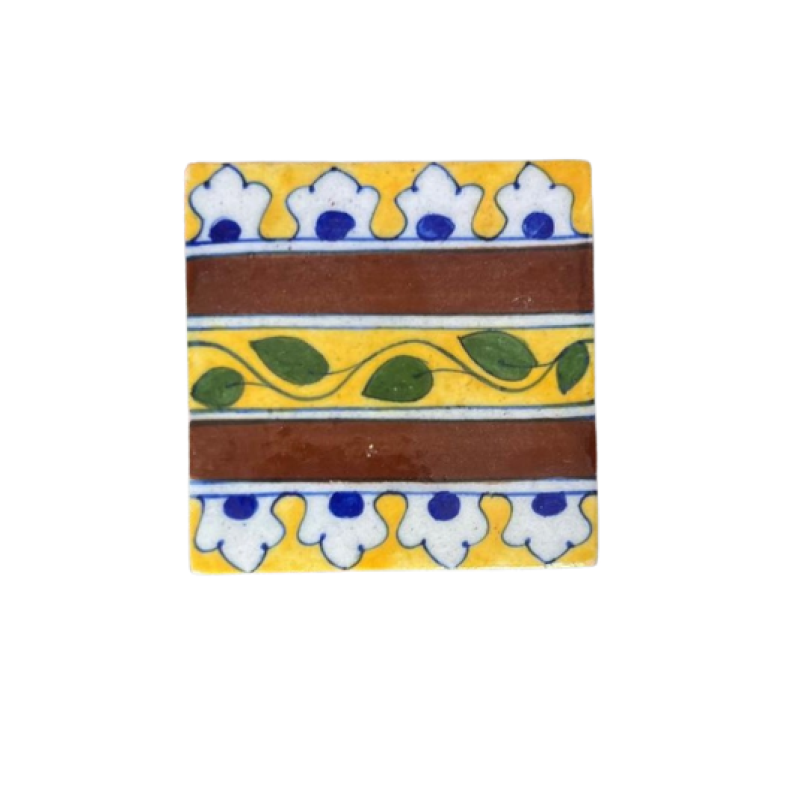 Blue Pottery Χειροποίητο Πλακίδιο 10X10cm