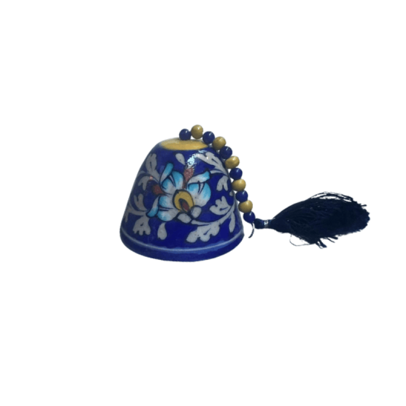 Blue Pottery Χειροποίητο Κουδουνάκι 7X6cm