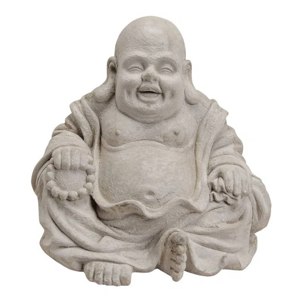 Buddha in gray, magnesia, W36 x D30 x H32 cm