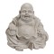 Buddha in gray, magnesia, W36 x D30 x H32 cm
