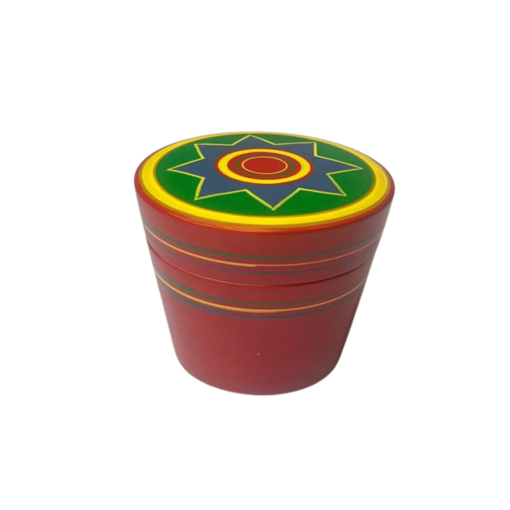 Χειροποίητο Ξύλινο Κουτί Κωνικού Σχήματος Indian King