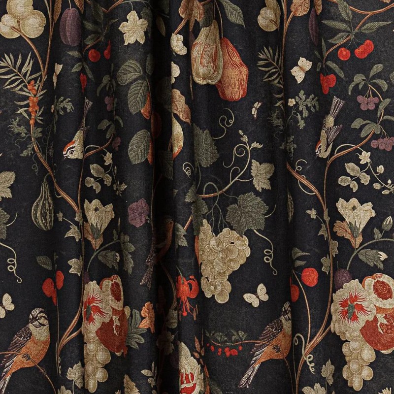 Κουρτίνα TROPICAL BLACK 280cm