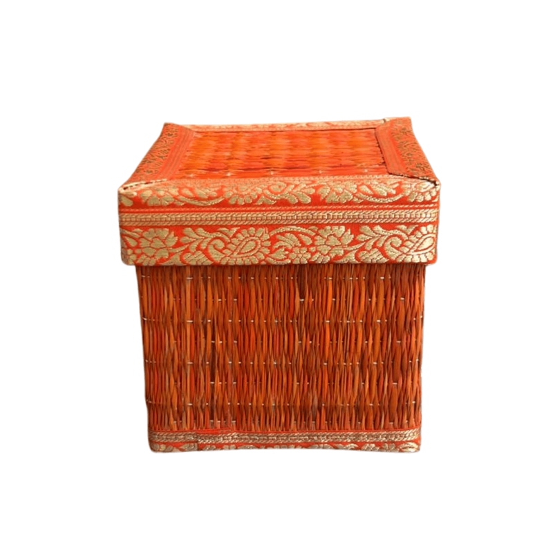 Ινδικό Χειροποίητο Κουτί από Φύλλα Φοίνικα