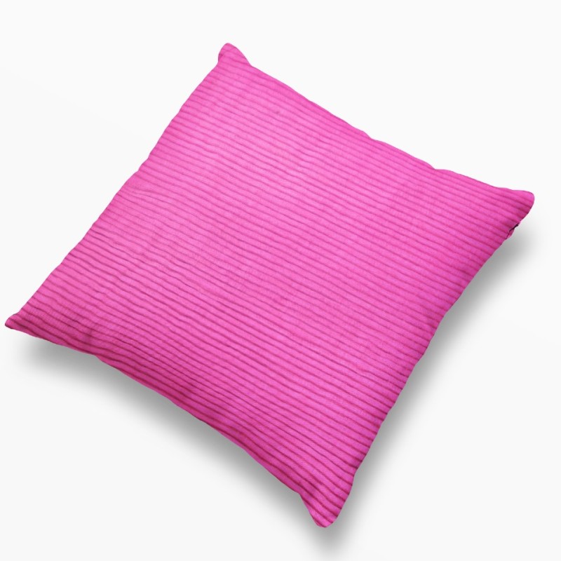 Χειροποίητη Μαξιλαροθήκη από 100% Βαμβάκι – Ροζ Handloom