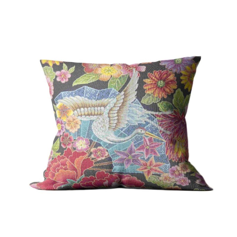 Μαξιλαροθήκη Zakar Japan Heron 40x40