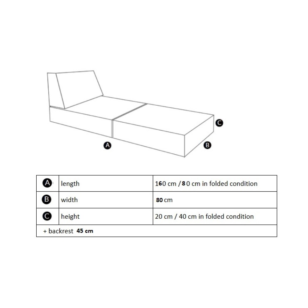 Πολυθρόνα-καθισμα -Chaselong 3 in 1