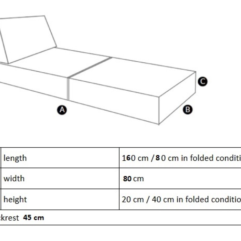 Πολυθρόνα-καθισμα -Chaselong 3 in 1