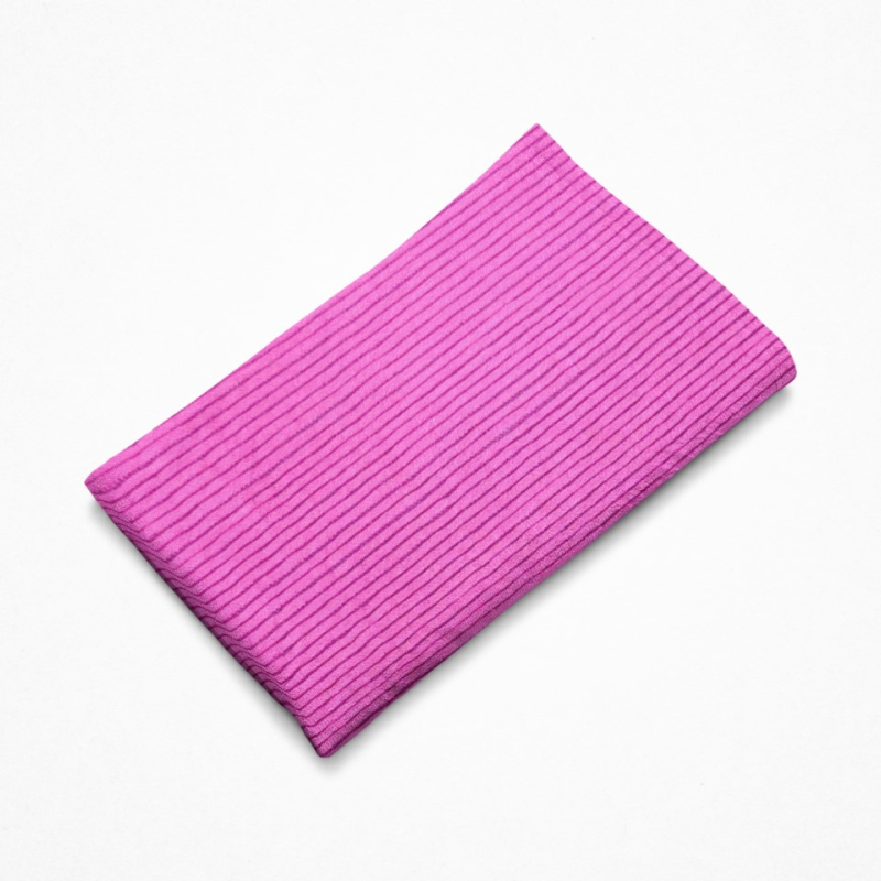 Χειροποίητο Ριχτάρι από 100% Βαμβάκι – Έντονο Ροζ Handloom