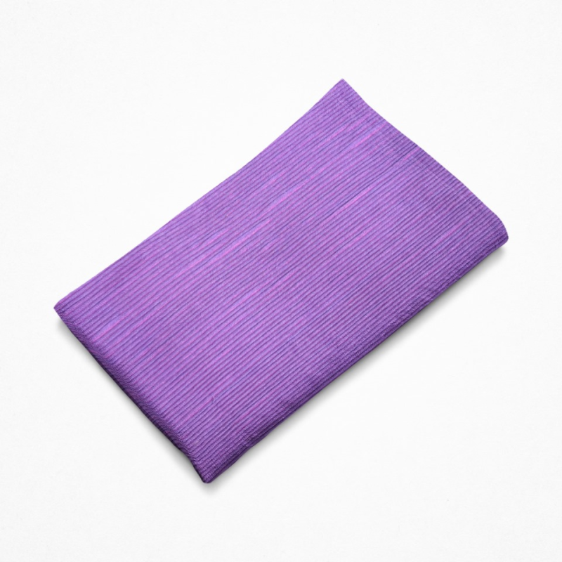 Χειροποίητο Ριχτάρι από 100% Βαμβάκι – Μωβ Handloom