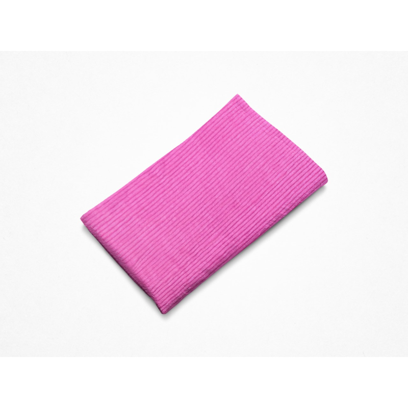 Χειροποίητο Ριχτάρι από 100% Βαμβάκι – Φωτεινό Ροζ Handloom