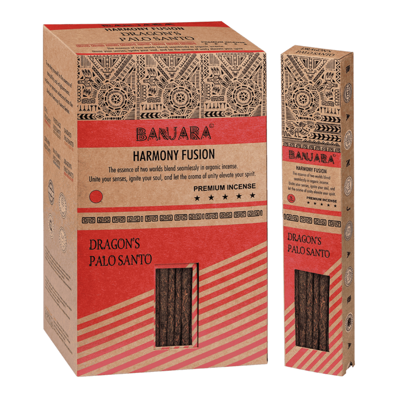 Banjara Palo Santo Smudge Incense Sticks - Dragon's Blood