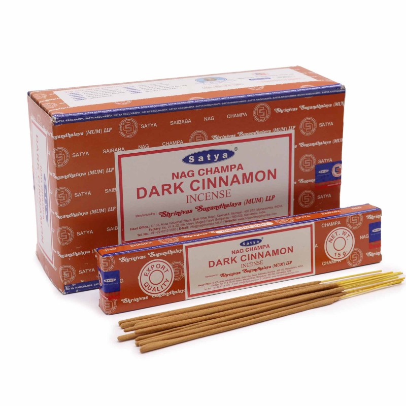 Satya Incense Sticks 15g - Dark Cinnamon