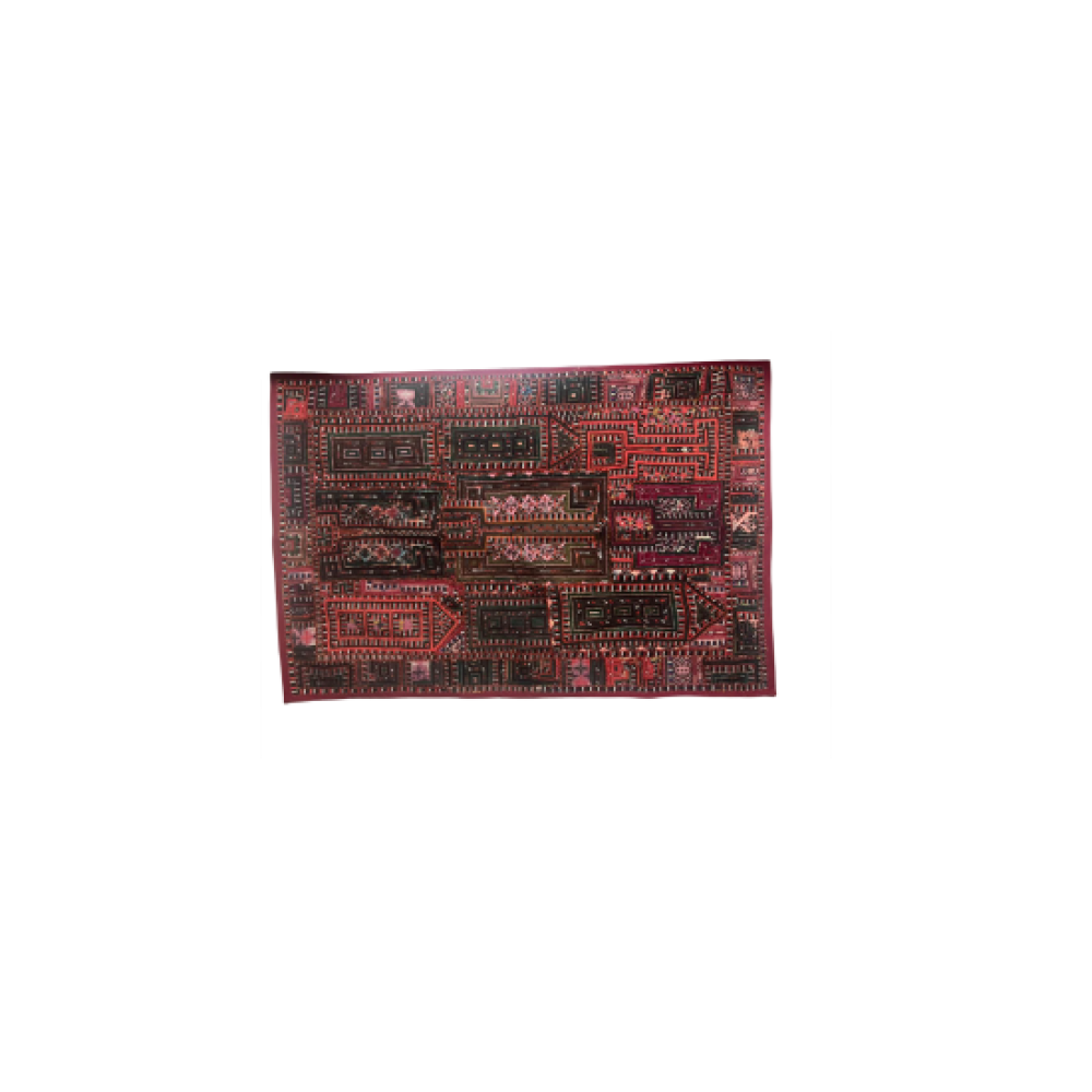 Διακοσμητικό Ύφασμα Τοίχου - Χειροποίητο Boho Patchwork  (100X150)