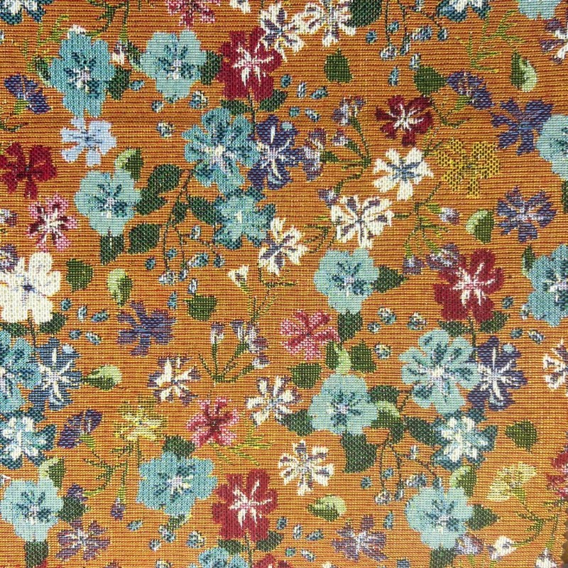 Υφασμα LIBERTY Πορτοκαλί – Ζεστασιά & Φλοράλ Αρμονία 280cm