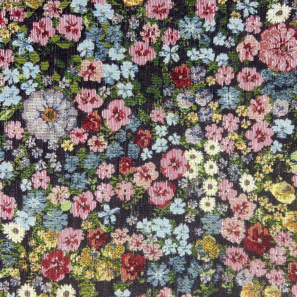 Υφασμα LIBERTY Μαύρο – Ρομαντισμός & Καλλιτεχνική Αντίθεση 280cm