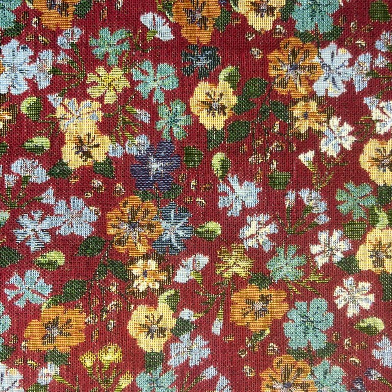 Υφασμα LIBERTY Κόκκινο – Φλοράλ Κλασική Κομψότητα 280cm