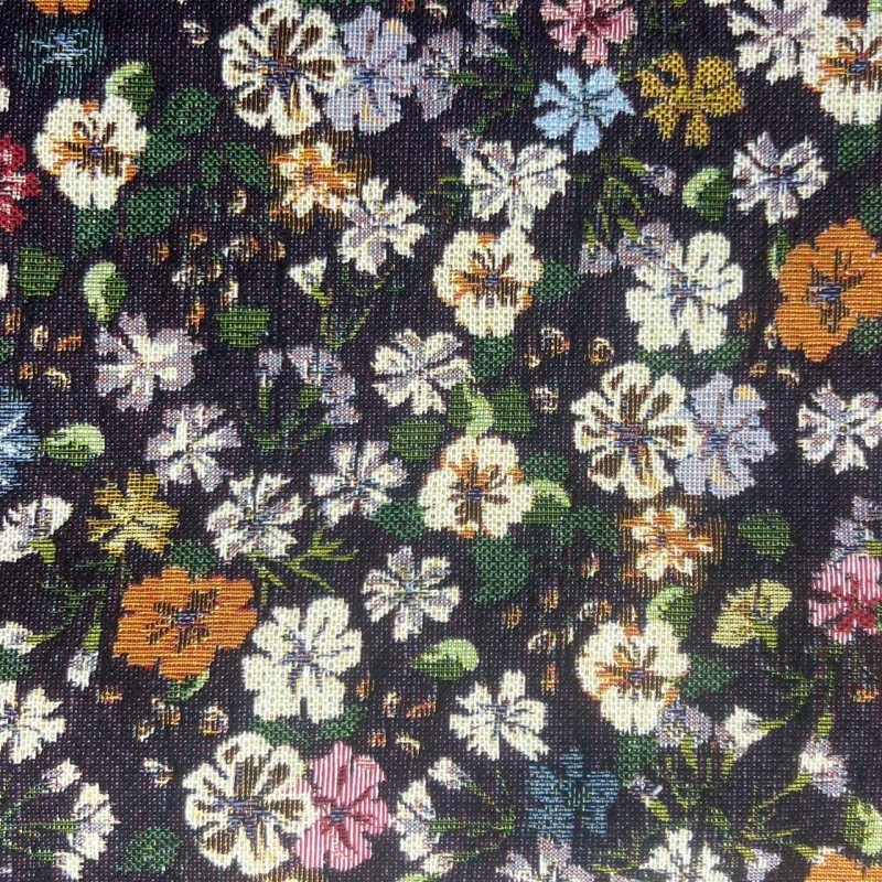 Υφασμα LIBERTY Μαύρο – Κομψότητα & Φλοράλ Δραματικότητα 280cm