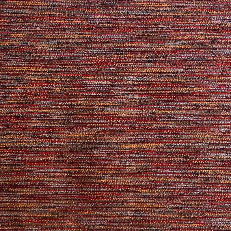 Ύφασμα Ζακάρ MIST-04 – Πολύχρωμο σε Τόνους Κεραμιδί & Κόκκινου145cm