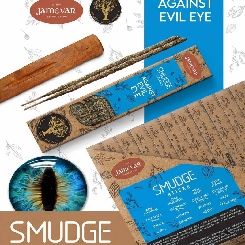 Aum Fragrances Contra Mau Olhado Organic Smudge Sticks