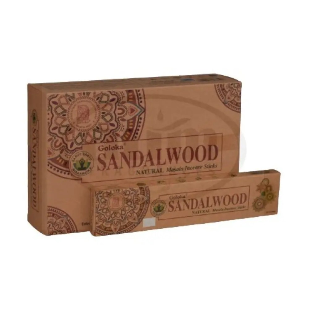 Goloka Sandalwood Natural Masala Incense Sticks