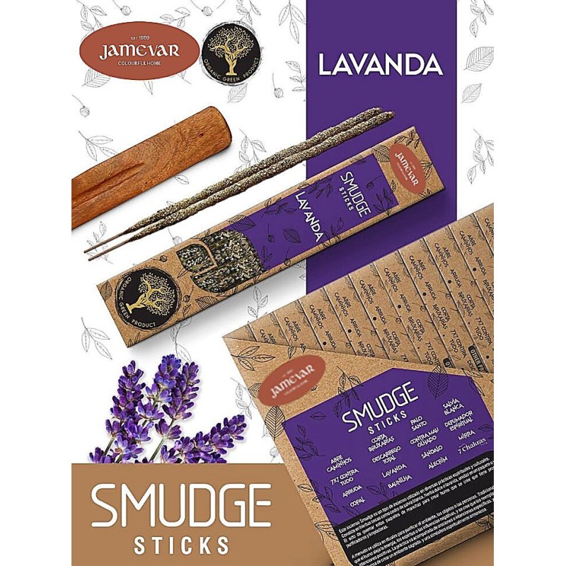 Aum Fragrances Lavanda Organic Smudge Sticks